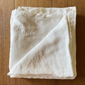 Vintage Charles P.Rogers Linen Duvet cover. For Queen or Full size duvet